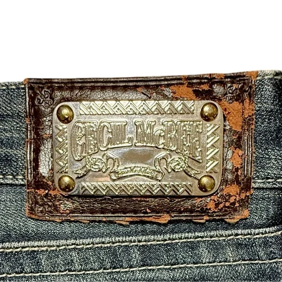 Vintage 90’s Y2K Cecil McBee low rise bootcut flare jeans size 25 streetwear - Picture 8 of 9